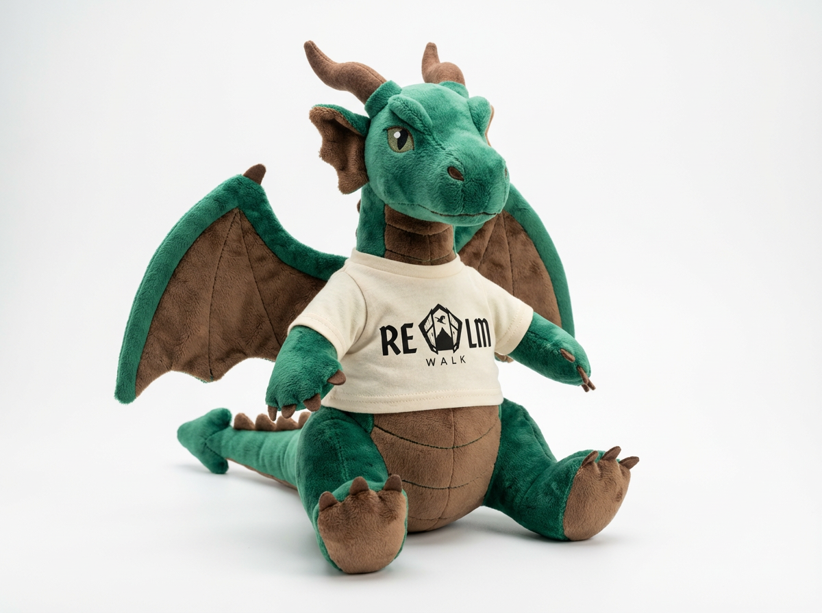 Firefly_Gemini Flash_Generate an ultra-realistic product image of a high-quality dragon plush toy sitting  324069